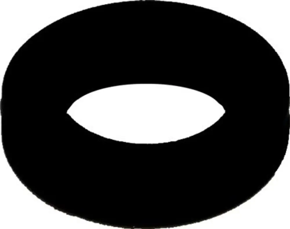 Schwarze Dichtung in Form eines Rings, geeignet für die Verwendung in Ausdehnungsgefäßen, möglicherweise kompatibel mit Produkten der Marke Wolf.